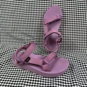 Teva Midform Platform Universal Comfort Padded Sandals Mauve Pink Women's Size 8